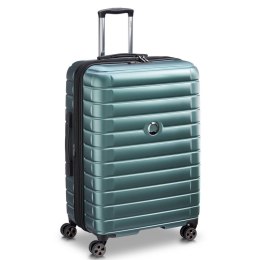 Delsey Walizka SHADOW 5.0 75cm 4 DOUBLE WHEELS EXPANDABLE TROLLEY CASE ZIELONY
