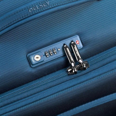 Delsey Walizka podwójne kółka 78cm JASNY NIEBIESKI Delsey Walizka podwójne kółka 78cm JASNY NIEBIESKI