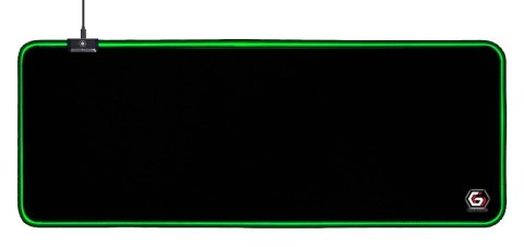 GEMBIRD PODKŁADKA POD MYSZ GAMING, Z EFEKTEM ŚWIETLNYM LED, CZARNA, ROZMIAR - L GEMBIRD PODKŁADKA POD MYSZ GAMING, Z EFEKTEM ŚWIETLNYM LED, CZARNA, ROZMIAR - L