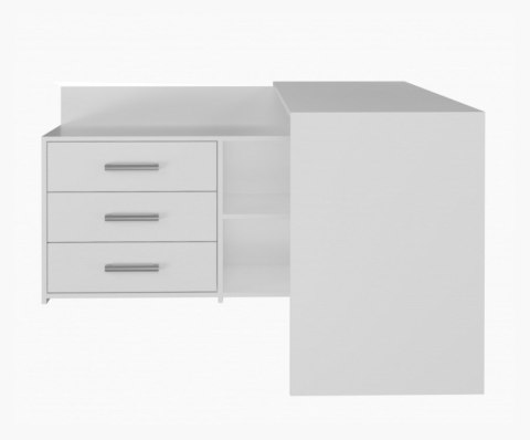 Biurko narożne + komoda DANY 120x50xH76 biały Biurko narożne + komoda DANY 120x50xH76 biały