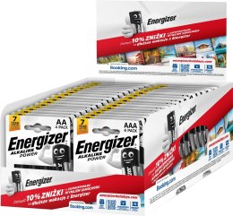 ENERGIZER DISPLAY BATERIE ALKALINE POWER 16xAA/4+16xAAA/4 NEW BOOKING (128 baterii)