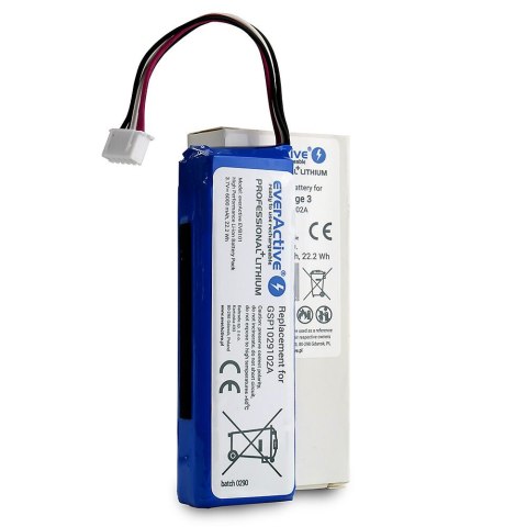 EVERACTIVE AKUMULATOR DO GŁOŚNIKA BLUETOOTH JBL CHARGE 3 EVB101 EVERACTIVE AKUMULATOR DO GŁOŚNIKA BLUETOOTH JBL CHARGE 3 EVB101