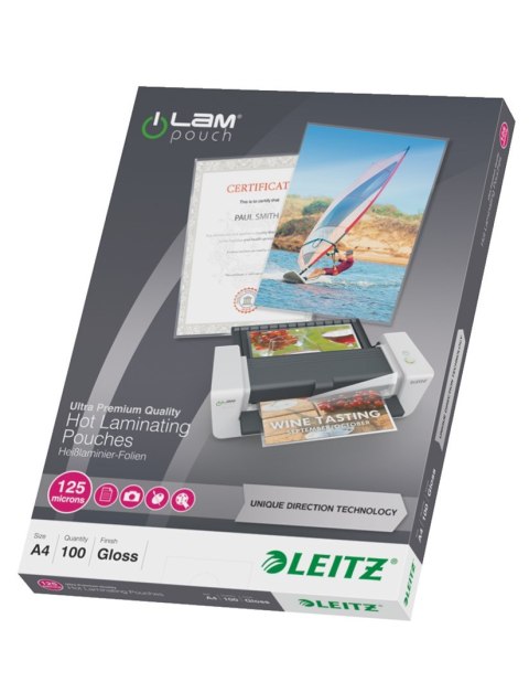 Leitz Folia do laminacji iLAM UDT A4 125 mic. Leitz Folia do laminacji iLAM UDT A4 125 mic.