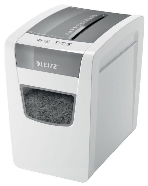 Leitz Niszczarka IQ Home Office Slim P4, 10 kartek, 23 l kosz Leitz Niszczarka IQ Home Office Slim P4, 10 kartek, 23 l kosz