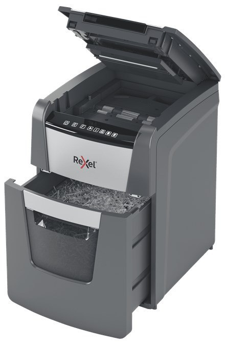 Rexel Niszczarka Optimum AutoFeed+ 90X, (P-4), 90 kartek, 34 l kosz Rexel Niszczarka Optimum AutoFeed+ 90X, (P-4), 90 kartek, 34 l kosz
