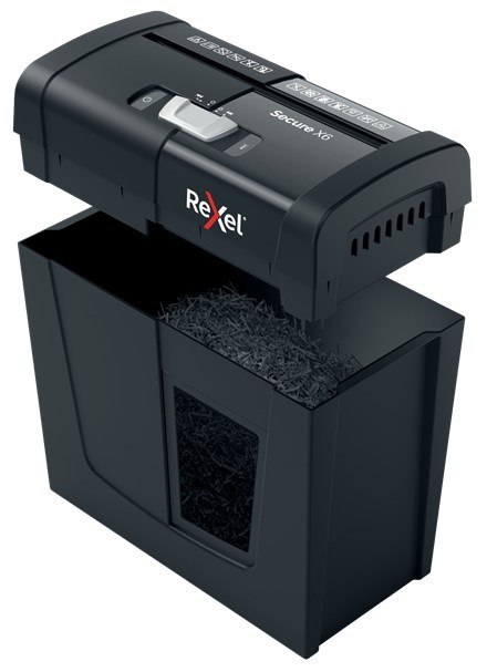 Rexel Niszczarka Secure X6, (P-4), 6 kartek, 10 l kosz Rexel Niszczarka Secure X6, (P-4), 6 kartek, 10 l kosz