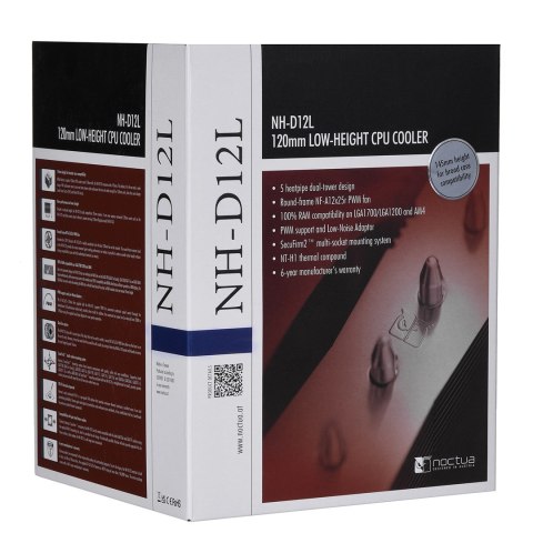Chłodzenie CPU NOCTUA NH-D12L Chłodzenie CPU NOCTUA NH-D12L