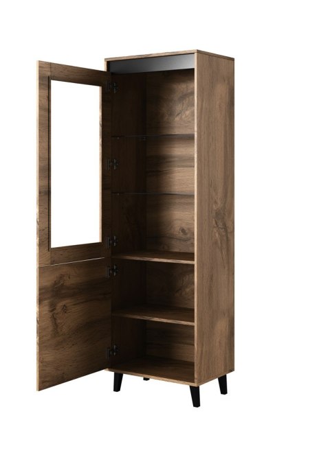 Witryna NORD 60x38x182,5 dąb wotan/antracyt Witryna NORD 60x38x182,5 dąb wotan/antracyt