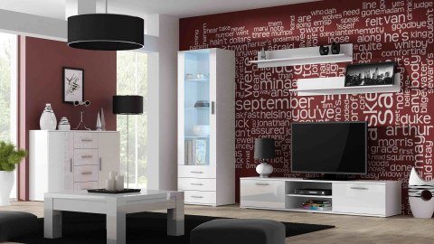 Witryna SOHO S1 biały/ biały połysk Witryna SOHO S1 biały/ biały połysk