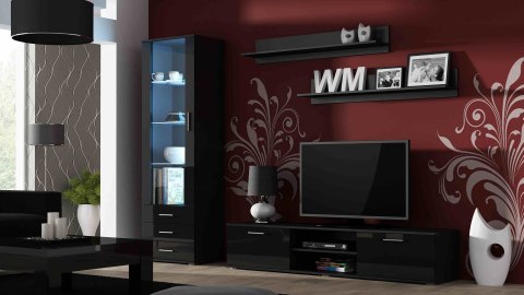 Witryna SOHO S1 czarny/ czarny połysk Witryna SOHO S1 czarny/ czarny połysk