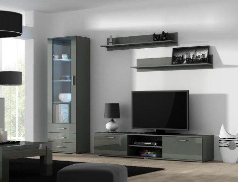 Witryna SOHO S1 szary/ szary połysk Witryna SOHO S1 szary/ szary połysk