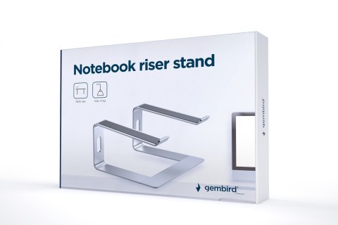GEMBIRD PODSTAWKA DO NOTEBOOKA 15,6" SREBRNA GEMBIRD PODSTAWKA DO NOTEBOOKA 15,6" SREBRNA
