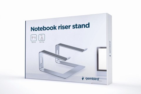 GEMBIRD PODSTAWKA DO NOTEBOOKA 15,6" SREBRNA GEMBIRD PODSTAWKA DO NOTEBOOKA 15,6" SREBRNA