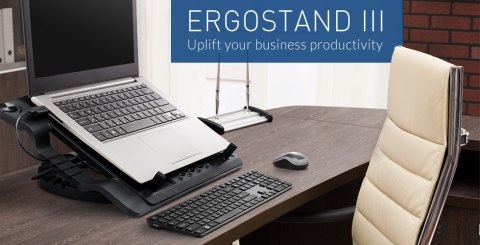 Podstawka chłodząca pod laptop Cooler Master Notepal Ergostand III R9-NBS-E32K-GP (17.x cala; 1 wentylator; HUB) Podstawka chłodząca pod laptop Cooler Master Notepal Ergostand III R9-NBS-E32K-GP (17.x cala; 1 wentylator; HUB)