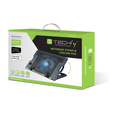 TECHLY PODSTAWKA CHŁODZĄCA WENTYLATOR POD LAPTOPA TECHLY PODSTAWKA CHŁODZĄCA WENTYLATOR POD LAPTOPA