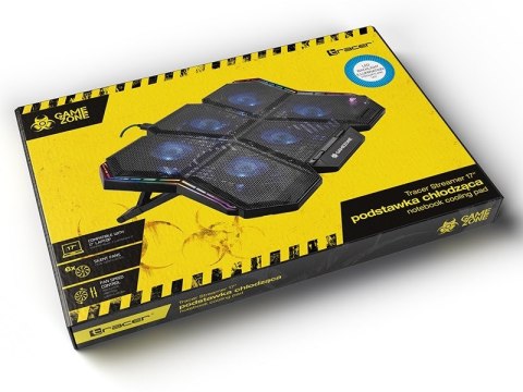 TRACER PODSTAWKA CHŁODZĄCA GAMEZONE STREAMER 17" TRACER PODSTAWKA CHŁODZĄCA GAMEZONE STREAMER 17"