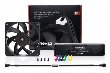 Wentylator NOCTUA NF-A12x15 PWM Chromax.black.swap Wentylator NOCTUA NF-A12x15 PWM Chromax.black.swap