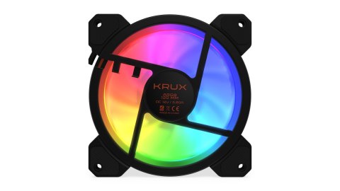 Zestaw wentylatorów KRUX Lunar ARGB KIT 3x120 MM Zestaw wentylatorów KRUX Lunar ARGB KIT 3x120 MM
