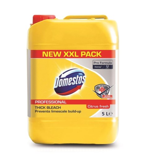 DOMESTOS Professional Żel do WC Cytrynowy 5l DOMESTOS Professional Żel do WC Cytrynowy 5l