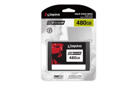 Dysk SSD Kingston DC500R 480GB SATA 2.5" SEDC500R/480G (DWPD 0.5) Dysk SSD Kingston DC500R 480GB SATA 2.5" SEDC500R/480G (DWPD 0.5)