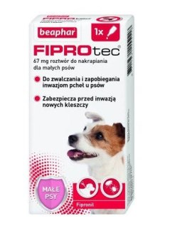 Beaphar FIPROtec Krople dla psa S 67mg x1