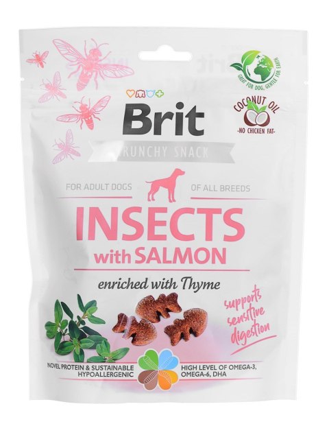 Brit Care Dog Insect&Salmon Przysmak dla psa - 200 g Brit Care Dog Insect&Salmon Przysmak dla psa - 200 g
