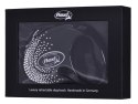 FLEXI Glam Splash Crystal z kryształkami Swarovskiego rozm. M - smycz automatyczna - 5 m - czarna
