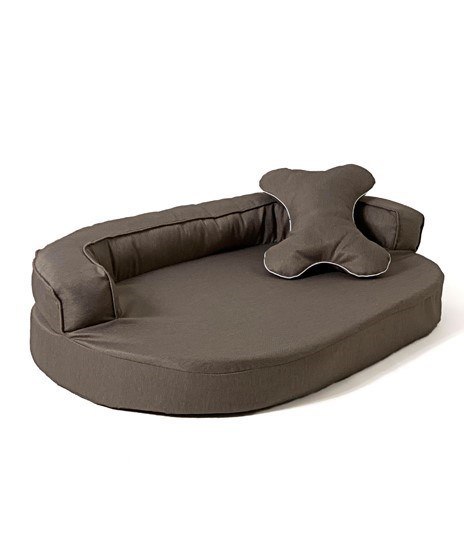 GO GIFT Sofa owalna - legowisko dla zwierząt brąz - 100 x 65 x 10 cm GO GIFT Sofa owalna - legowisko dla zwierząt brąz - 100 x 65 x 10 cm