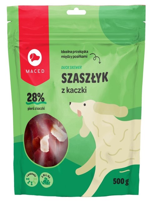 MACED Szaszłyk z kaczki - przysmak dla psa - 500g MACED Szaszłyk z kaczki - przysmak dla psa - 500g