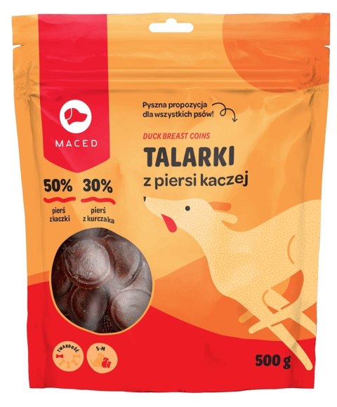 MACED Talarki z kaczki - przysmak dla psa - 500 g MACED Talarki z kaczki - przysmak dla psa - 500 g