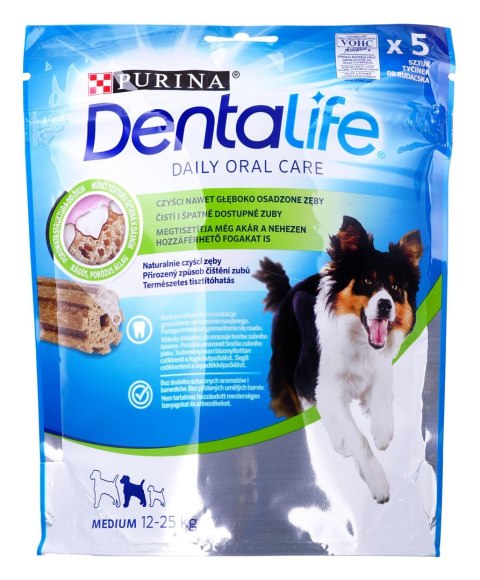 PURINA Dentalife Medium - przekąska dentystyczna dla psa - 115g PURINA Dentalife Medium - przekąska dentystyczna dla psa - 115g