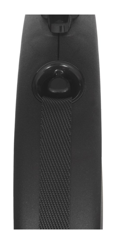 Smycz flexi automatyczna Black Design M taśma 5 m - dla psa do 25 kg, kolor srebrny Smycz flexi automatyczna Black Design M taśma 5 m - dla psa do 25 kg, kolor srebrny