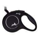 Smycz flexi automatyczna New Classic XS linka 3 m - dla psa do 8 kg, kolor czarny