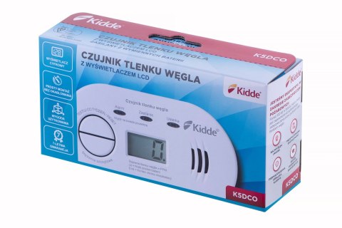 Czujnik tlenku węgla LCD K5DCO Kidde Czujnik tlenku węgla LCD K5DCO Kidde