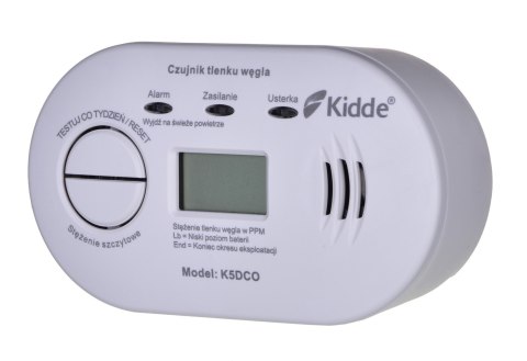 Czujnik tlenku węgla LCD K5DCO Kidde Czujnik tlenku węgla LCD K5DCO Kidde