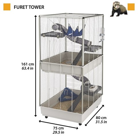 FERPLAST Furet Tower - klatka dla fretek FERPLAST Furet Tower - klatka dla fretek