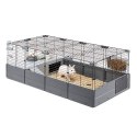 FERPLAST Multipla Maxi - klatka modułowa dla królika lub świnki morskiej - 142,5 x 72 x 50 cm