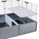 FERPLAST Multipla - klatka modułowa dla królika lub świnki morskiej - 107,5 x 72 x 50 cm