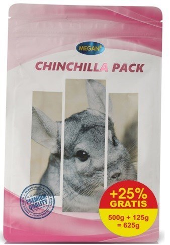 MEGAN Chinchilla Pack - karma dla szynszyli - 500 + 125 g MEGAN Chinchilla Pack - karma dla szynszyli - 500 + 125 g