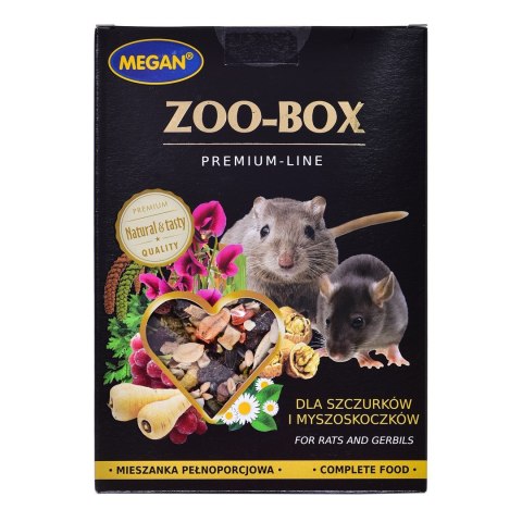 MEGAN Zoo-Box - Karma dla szczura i myszoskoczka - 550 g MEGAN Zoo-Box - Karma dla szczura i myszoskoczka - 550 g