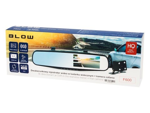 Rejestrator jazdy BLOW DVR F600 78-528# (1920 x 1080; 4,3"; miniUSB) Rejestrator jazdy BLOW DVR F600 78-528# (1920 x 1080; 4,3"; miniUSB)