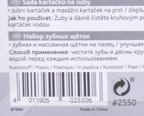 TRIXIE Szczoteczka do zębów 6 cm dla psa i kota - 2 szt. TRIXIE Szczoteczka do zębów 6 cm dla psa i kota - 2 szt.