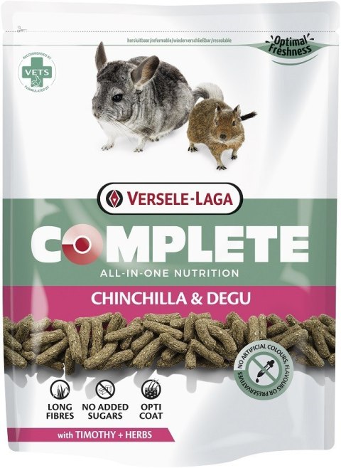 VERSELE LAGA Complete Chinchilla Degu - Karma dla koszatniczek i szynszyli - 500 g VERSELE LAGA Complete Chinchilla Degu - Karma dla koszatniczek i szynszyli - 500 g