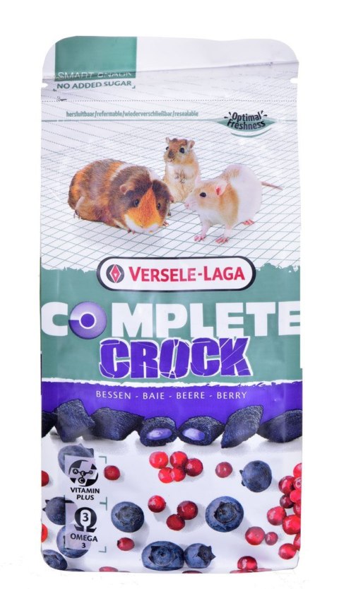 VERSELE LAGA Crock Complete Berry - przysmak dla królików i gryzoni 50g VERSELE LAGA Crock Complete Berry - przysmak dla królików i gryzoni 50g
