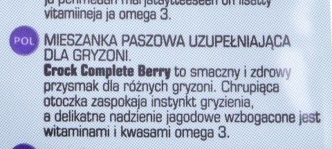VERSELE LAGA Crock Complete Berry - przysmak dla królików i gryzoni 50g VERSELE LAGA Crock Complete Berry - przysmak dla królików i gryzoni 50g