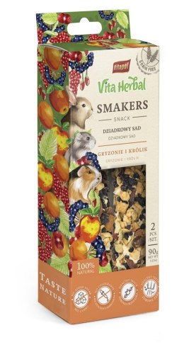 VITA HERBAL Smakers Dziadkowy Sad - przysmak dla gryzoni i królika - 2 szt.