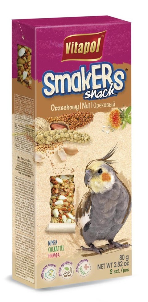 VITAPOL Kolby orzechowe dla nimfy 2szt. 90g VITAPOL Kolby orzechowe dla nimfy 2szt. 90g