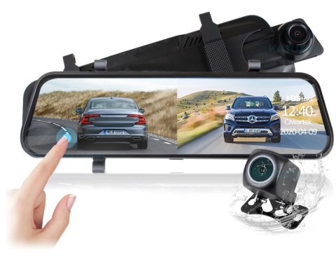 Wideorejestrator lusterko MBG LINE HS900 PRO Sony+ adapter parkingowy Wideorejestrator lusterko MBG LINE HS900 PRO Sony+ adapter parkingowy