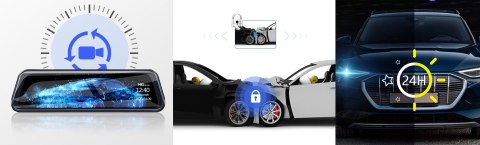 Wideorejestrator lusterko MBG LINE HS900 PRO Sony+ adapter parkingowy Wideorejestrator lusterko MBG LINE HS900 PRO Sony+ adapter parkingowy