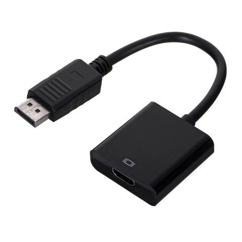 Adapter GEMBIRD A-DPM-HDMIF-002 (DisplayPort M - HDMI F; 0,10m; kolor czarny) Adapter GEMBIRD A-DPM-HDMIF-002 (DisplayPort M - HDMI F; 0,10m; kolor czarny)
